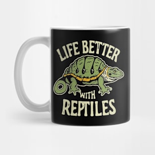 Life Is Better With Reptiles, Reptile Lovers Mug